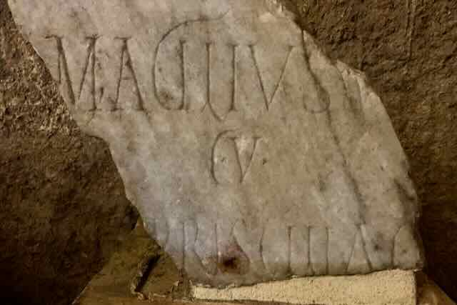 catacombs of santa priscilla inscription