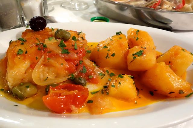 baccalà al forno con le patate at Dal Cavalier Gino