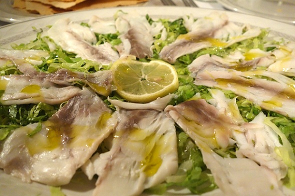 cernia appetizer at capo boi