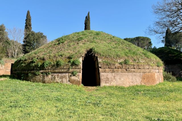 etruscan tomb at cerveteri etruscan tomb