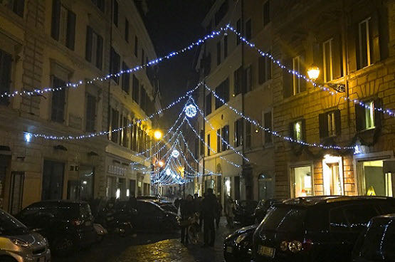 christmas lights rome