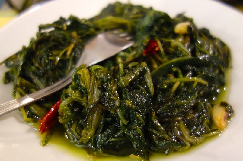 Baby chicory sautéed Baby chicory sautéed