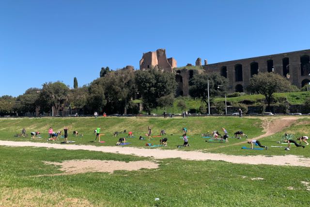 gym class in circus maximus