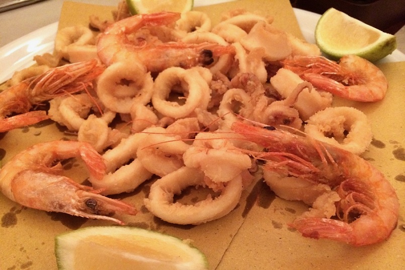 clementini frittura calamari e gamberi