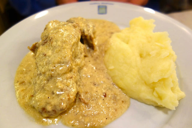 slow cooked veal with mashed potatoes at colline emiliane slow cooked veal with mashed potatoes at colline emiliane