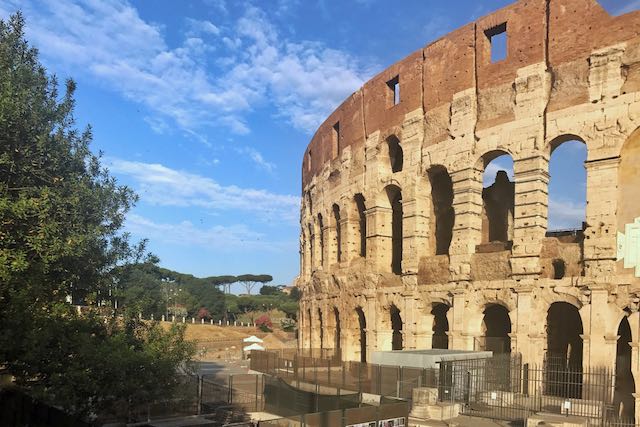 colosseum early morning july Colosseum early morning summer
