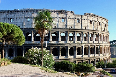 great views of the rome colosseum even from the outside