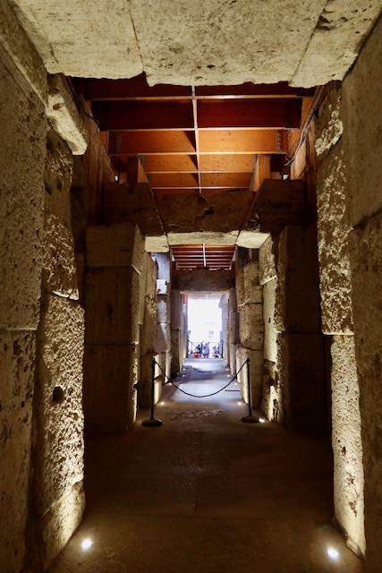 entry to colosseum underground entry to colosseum underground
