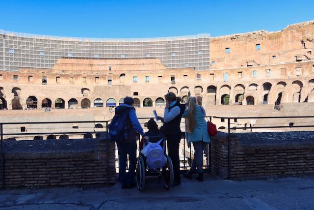 Visit the Colosseum in a wheelchair