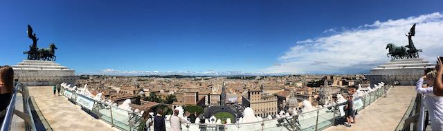 panoramic vista of rome panoramic vista of rome
