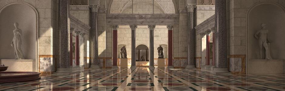 virtual reality image of baths of caracalla