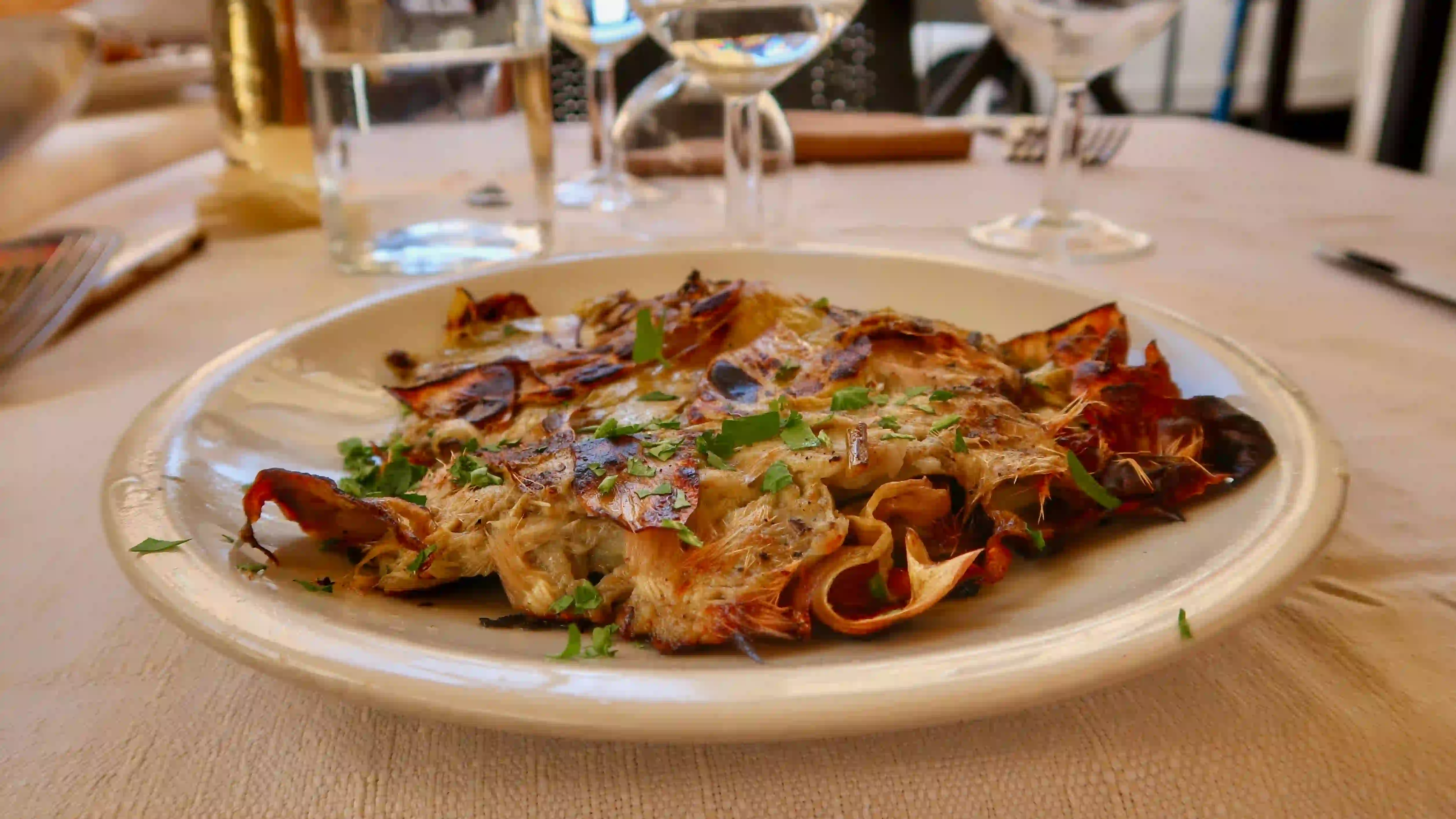 da bucatino - grilled artichoke