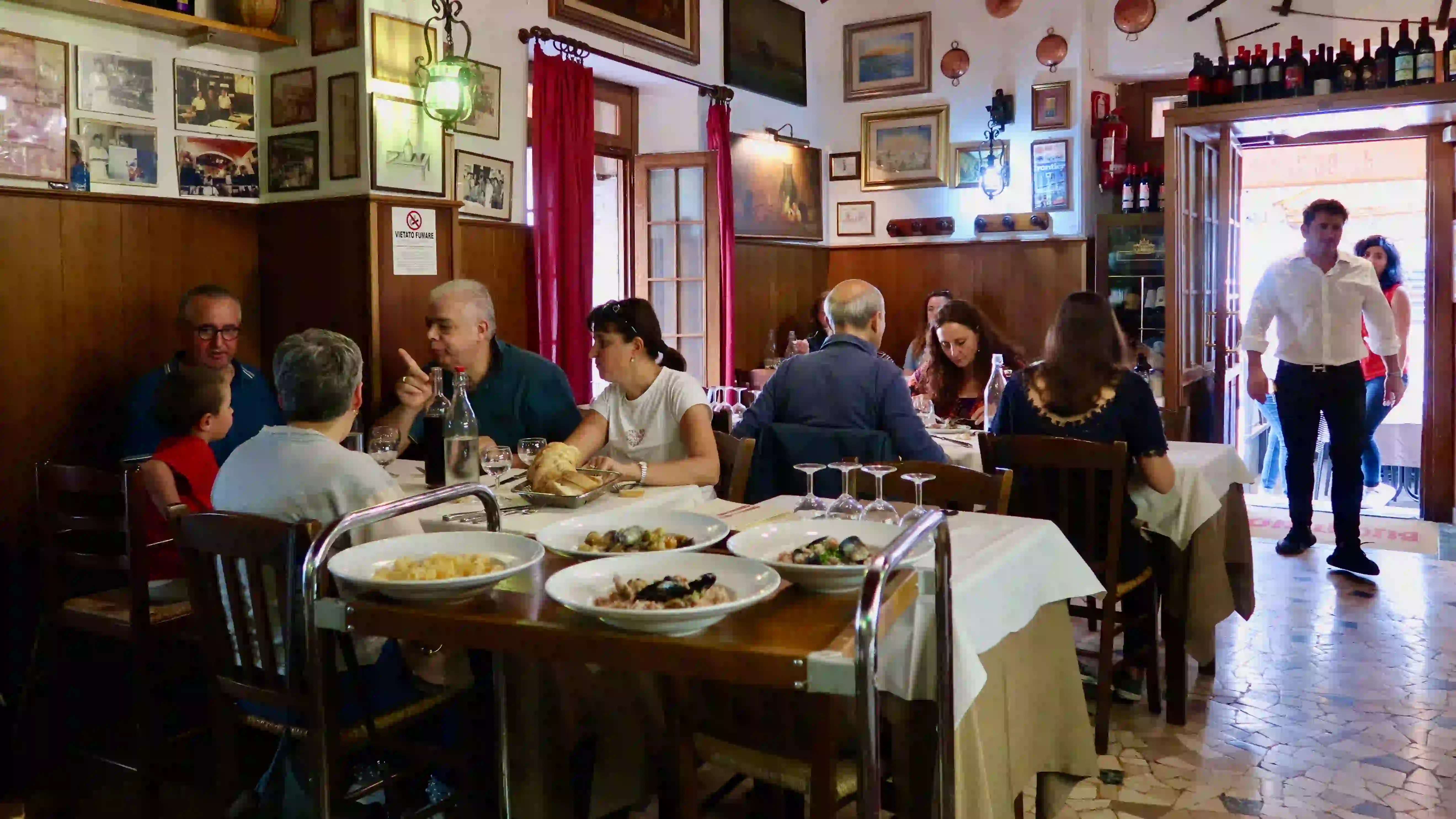 diners at da bucatino da bucatino - interior