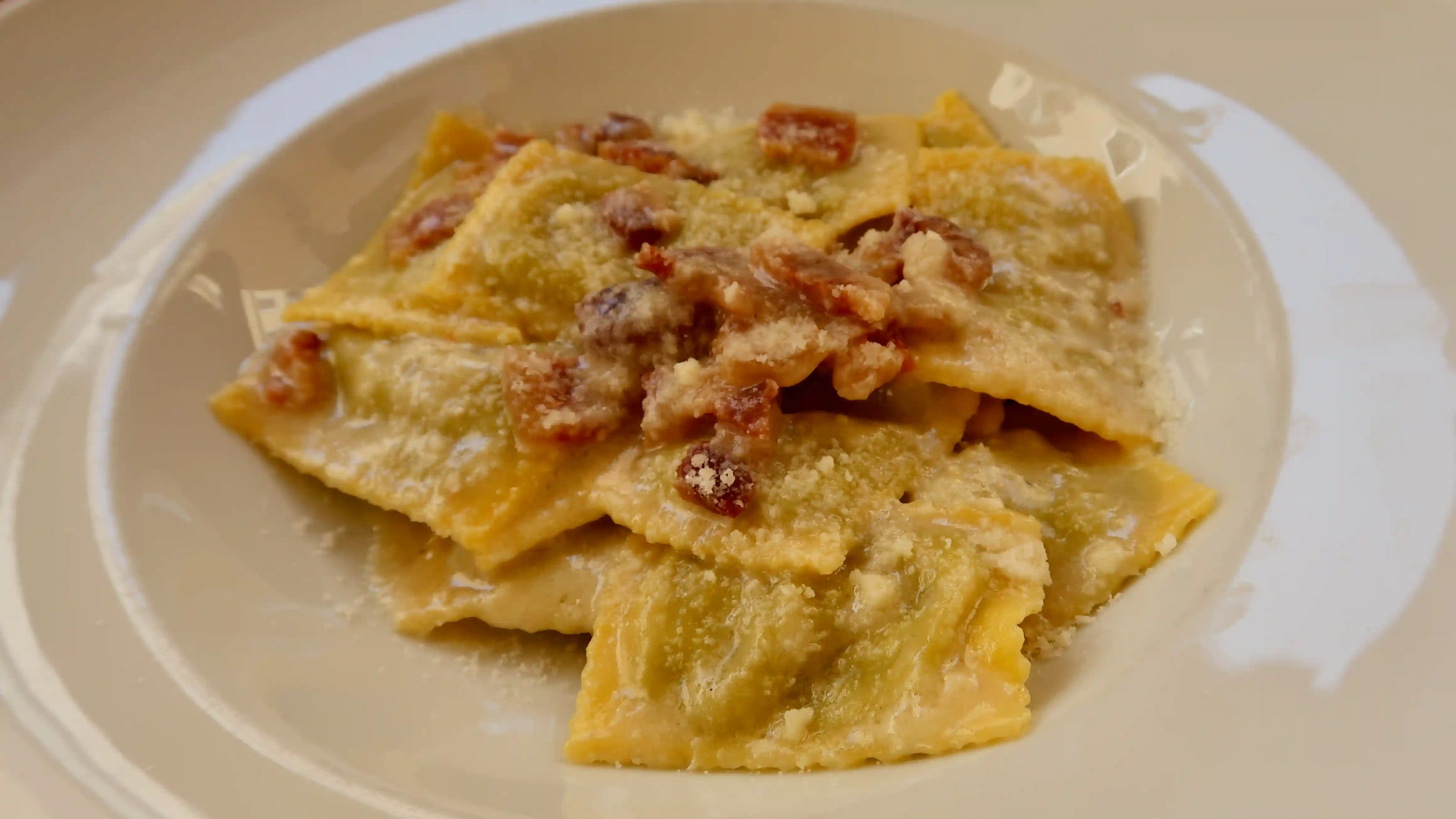 da bucatino - ravioli gricia