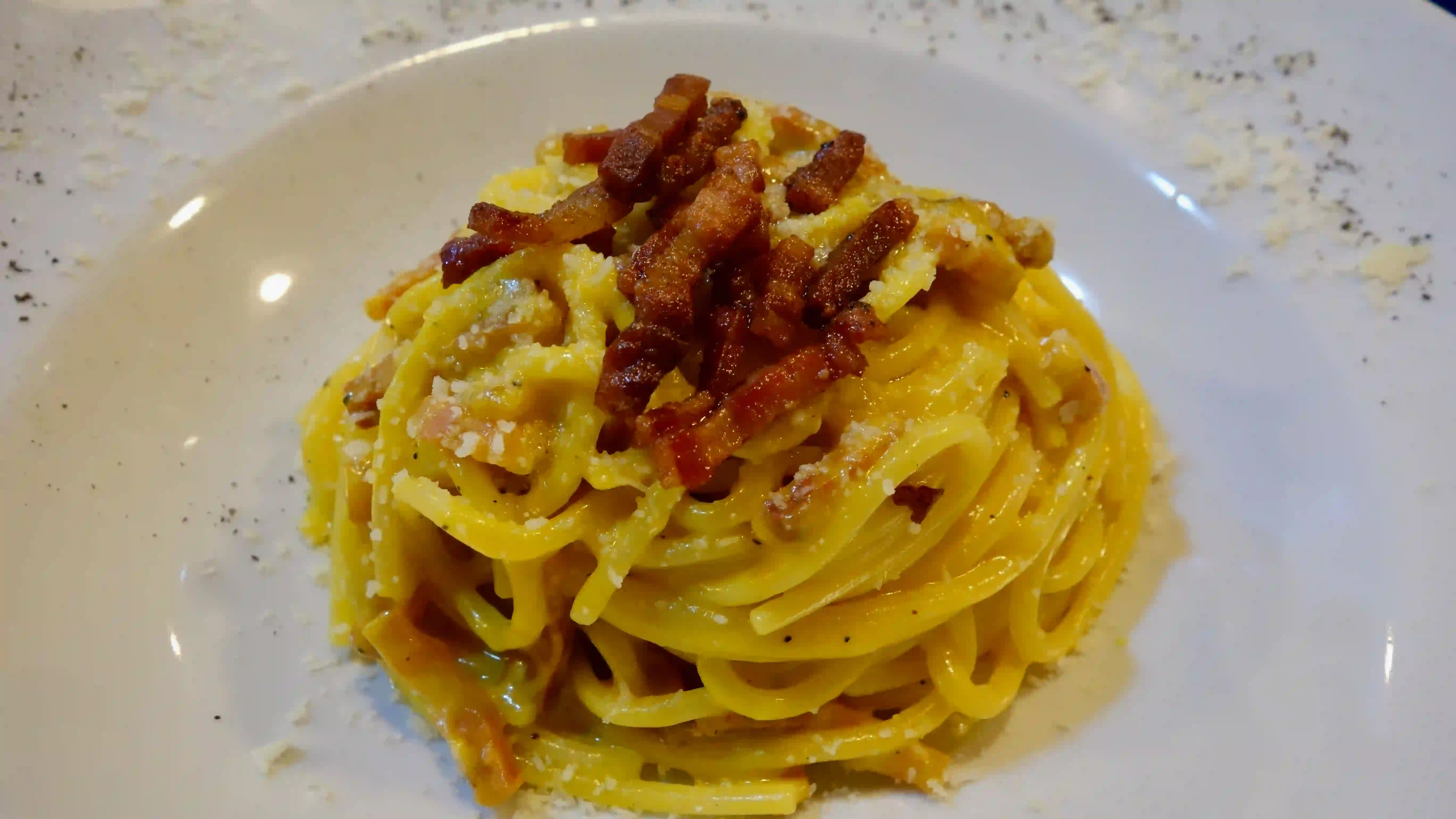 carbonara at Da Danilo da danilo - carbonara