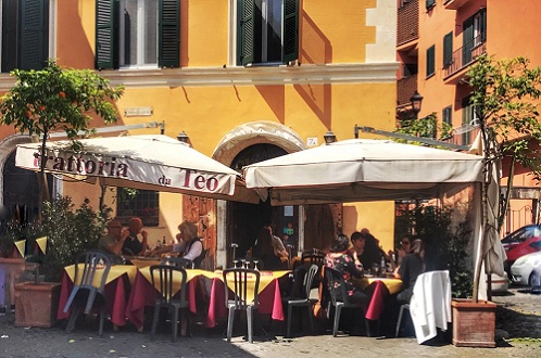 da teo in Trastevere da teo - a great option for outdoor dining in rome