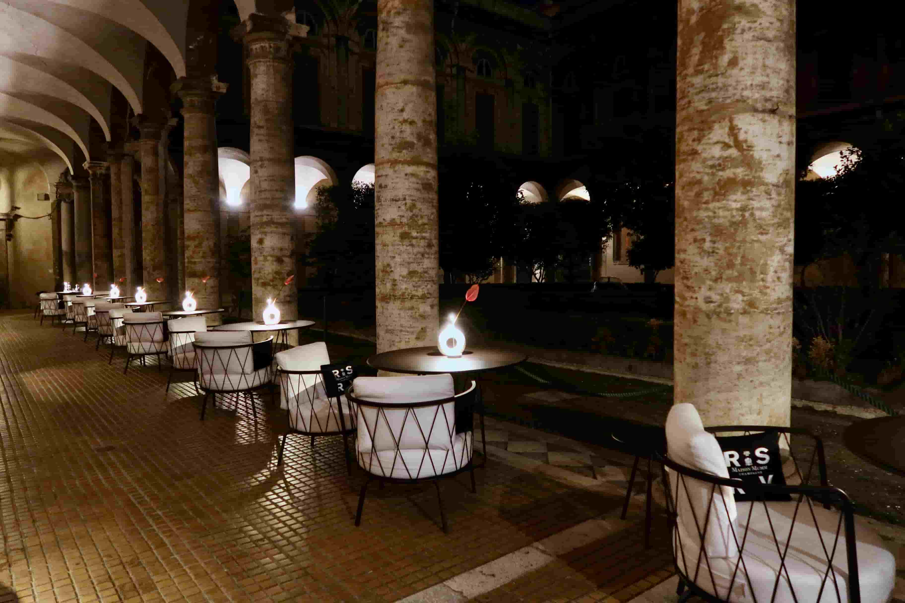 doria pamphilj cloister and aperitivo