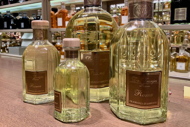 dr. vranjes bottles in the shape of Brunelleschi's dome