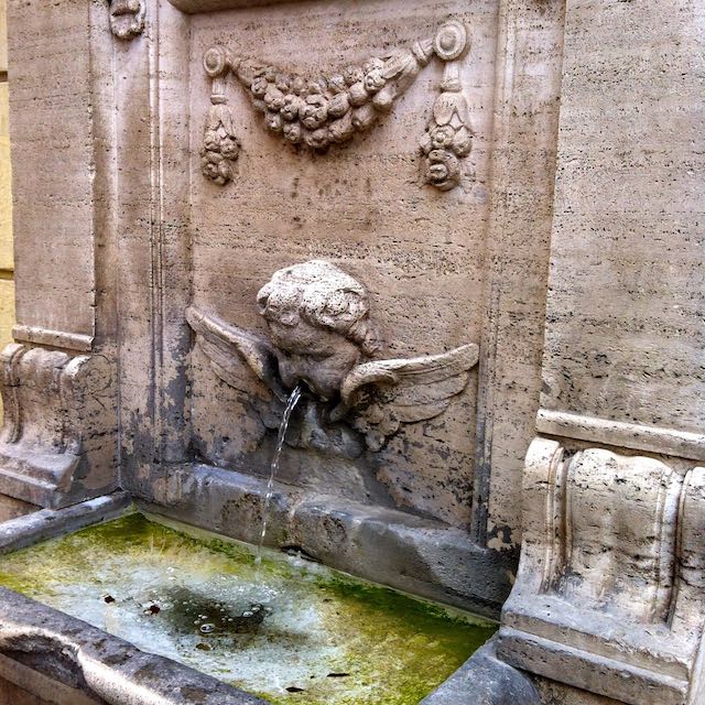 drinking fountain near santa maria maggiore