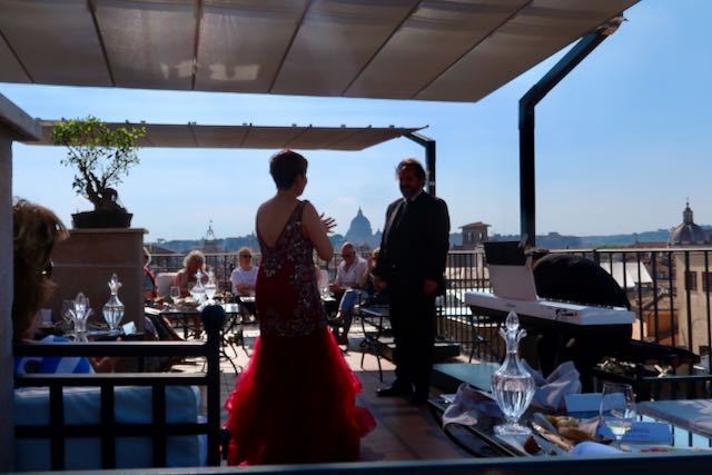 rooftop aperitivo and opera