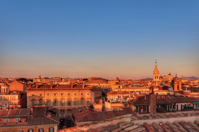 sunset view from eitch borromini terrace sunset view from eitch borromini terrace