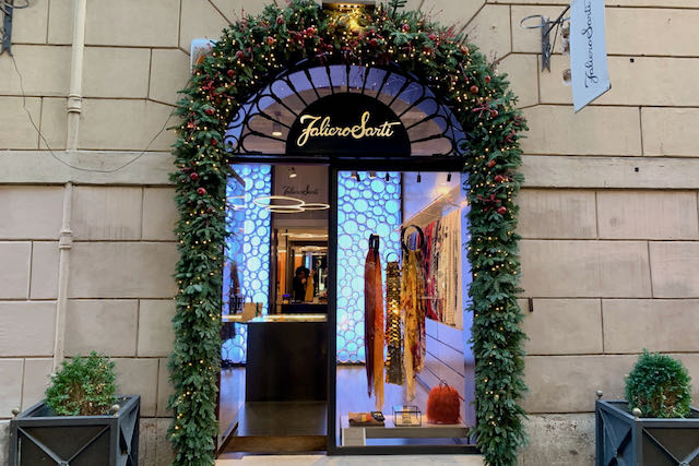 Faliero Sarti scarves Rome