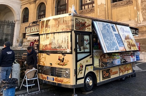 food truck in rome