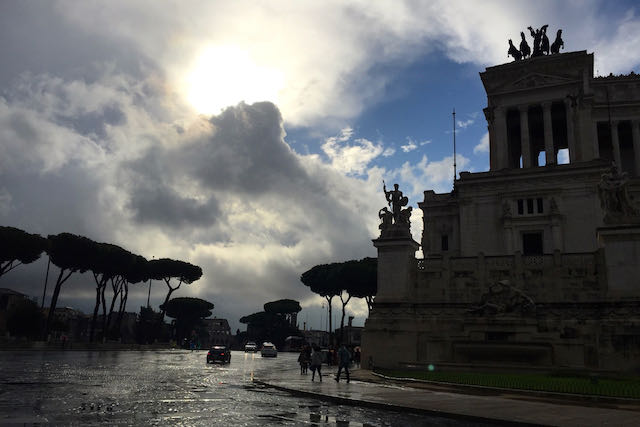 via dei fori imperiali after the rain via dei fori imperiali after the rain