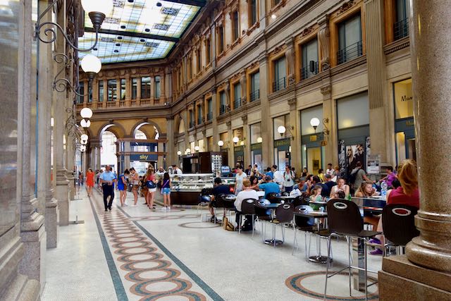 shopping mall in rome