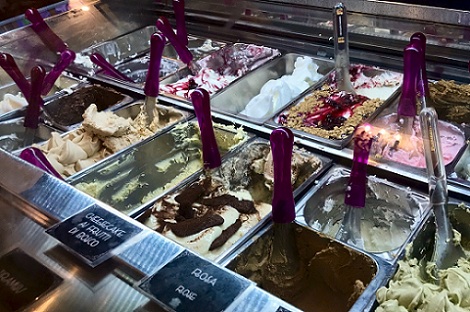 trastevere restaurants gelateria del viale trastevere flavors