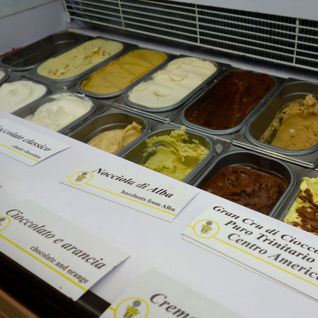 gelato flavors at claudio torce