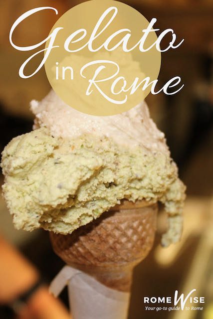 pin gelato in rome