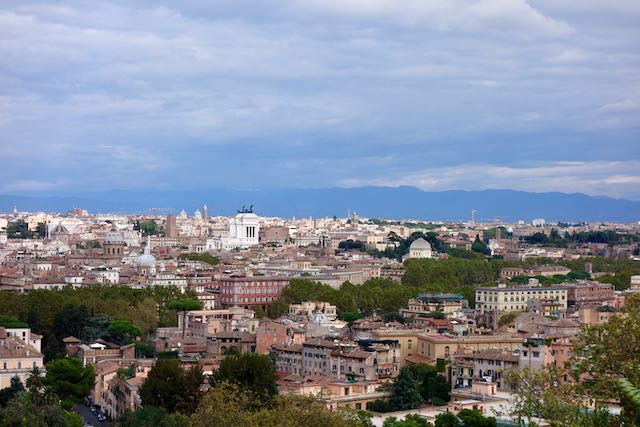gianicolo views of rome