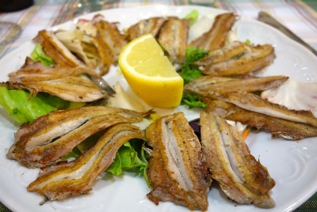 grilled anchovies sora lucia