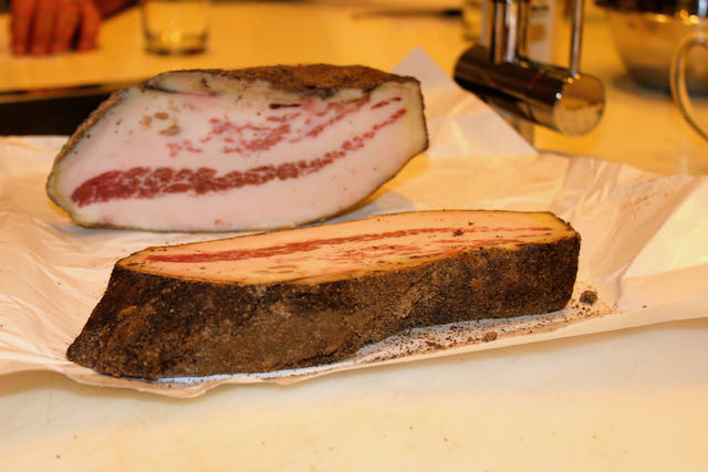 guanciale - pork jowls