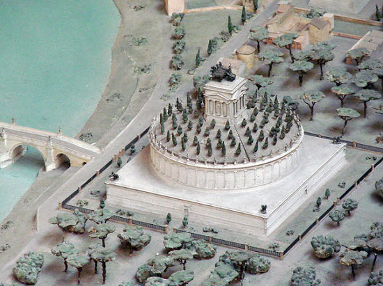 Mausoleum of Hadrian model Mausoleum of Hadrian model