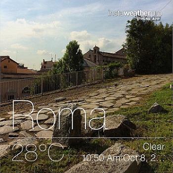 82 degrees in rome on oct 8