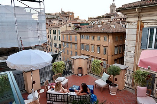 cozy places to sit on the rooftop bar of the 9 hotel cesari cozy places to sit on the rooftop bar of the 9 hotel cesari