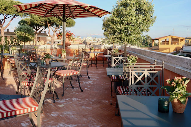 hotel de la ville rooftop terrace