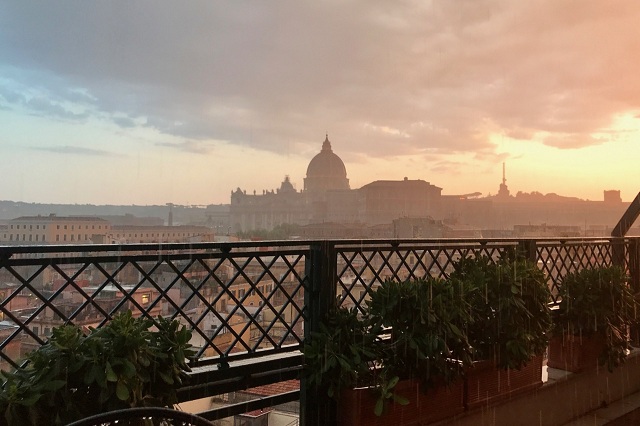 rainy sunset views from les etoiles rainy sunset views from les etoiles