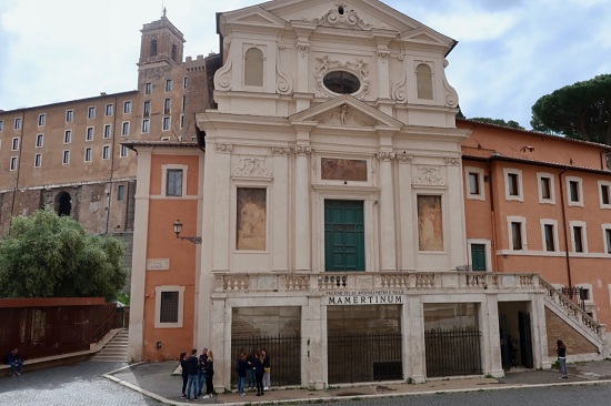 mamertine prison with church mamertine prison with church
