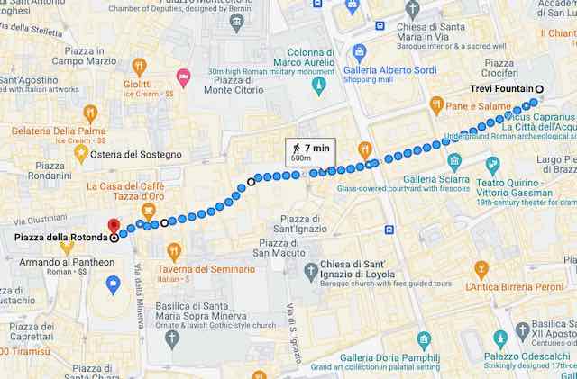 maplet trevi pantheon maplet trevi pantheon