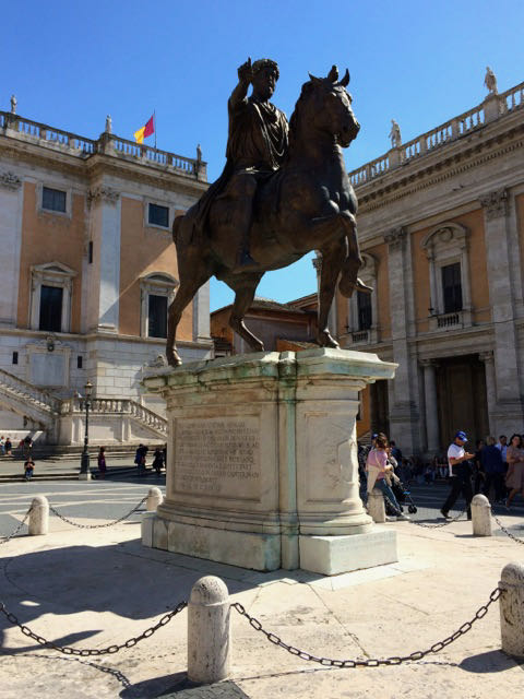 campidoglio marcus aurelius statue