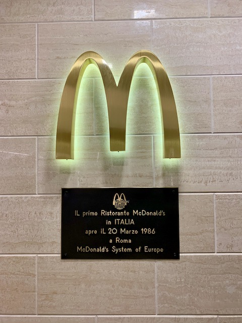 mcdonalds spanish steps