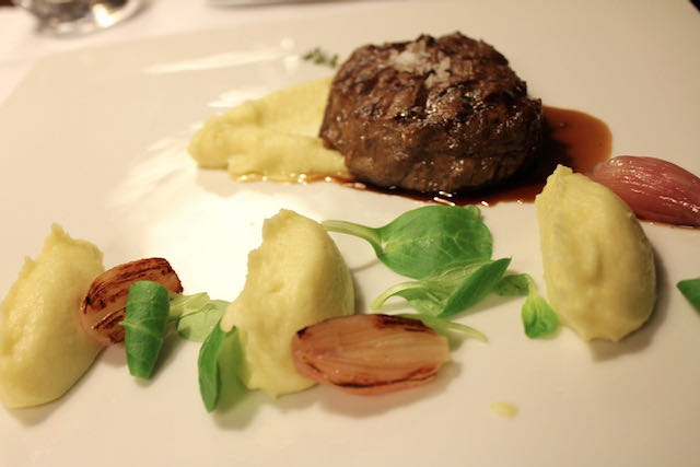 filet and potatoes at moma