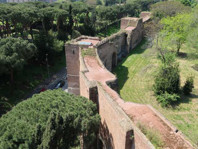 museo delle mura view of ancient walls