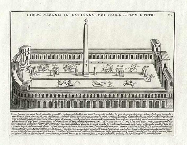 rendering of Nero's circus, also called Caligula's circus rendering of Nero's circus, also called Caligula's circus
