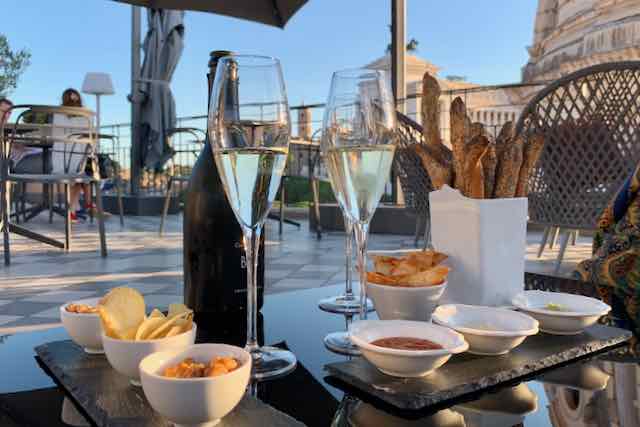 drinks and snacks at NH fori imperiali drinks and snacks at NH fori imperiali