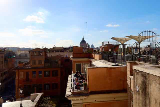 il palazzetto as seen from trinità dei monti il palazzetto as seen from trinità dei monti