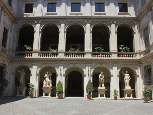 palazzo altemps courtyard sculptures